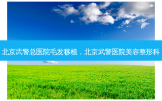 北京武警总医院毛发移植，北京武警医院美容整形科