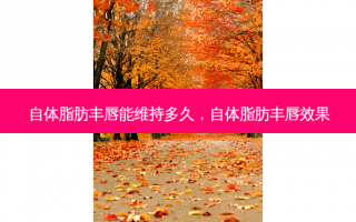 自体脂肪丰唇能维持多久，自体脂肪丰唇效果
