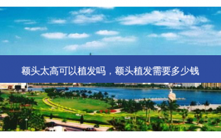 额头太高可以植发吗，额头植发需要多少钱