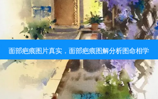面部疤痕图片真实，面部疤痕图解分析图命相学