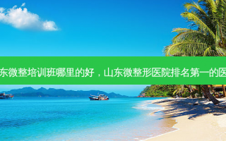 山东微整培训班哪里的好，山东微整形医院排名第一的医院