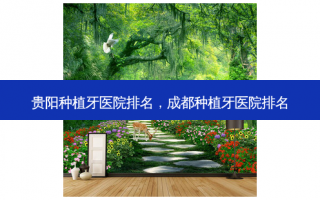 贵阳种植牙医院排名，成都种植牙医院排名