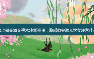 脸上做完激光手术注意事项，脸部做完激光饮食注意什么