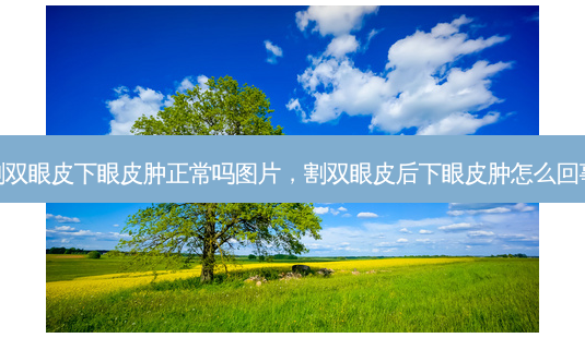 割双眼皮下眼皮肿正常吗图片,割双眼皮后下眼皮肿怎么回事-第1张图片-琢颜网 - 美丽容颜从这里开始 割双眼皮下眼皮肿正常吗图片,割双眼皮后下眼皮肿怎么回事-第1张图片-琢颜网 - 美丽容颜从这里开始