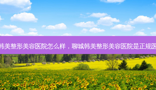 聊城韩美整形美容医院怎么样,聊城韩美整形美容医院是正规医院吗-第1张图片-琢颜网 - 美丽容颜从这里开始 聊城韩美整形美容医院怎么样,聊城韩美整形美容医院是正规医院吗-第1张图片-琢颜网 - 美丽容颜从这里开始