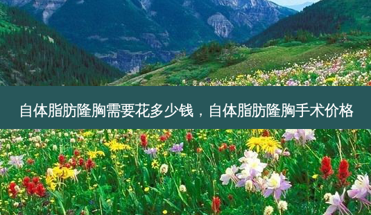 自体脂肪隆胸需要花多少钱,自体脂肪隆胸手术价格-第1张图片-琢颜网 - 美丽容颜从这里开始 自体脂肪隆胸需要花多少钱,自体脂肪隆胸手术价格-第1张图片-琢颜网 - 美丽容颜从这里开始