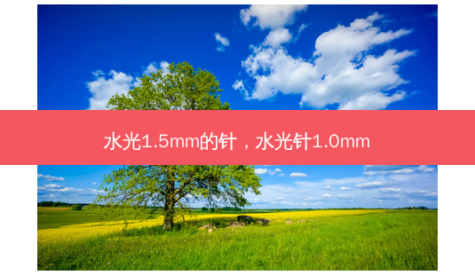 水光1.5mm的针,水光针1.0mm-第1张图片-琢颜网 - 美丽容颜从这里开始 水光1.5mm的针,水光针1.0mm-第1张图片-琢颜网 - 美丽容颜从这里开始