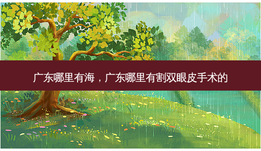 广东哪里有海,广东哪里有割双眼皮手术的-第1张图片-琢颜网 - 美丽容颜从这里开始 广东哪里有海,广东哪里有割双眼皮手术的-第1张图片-琢颜网 - 美丽容颜从这里开始