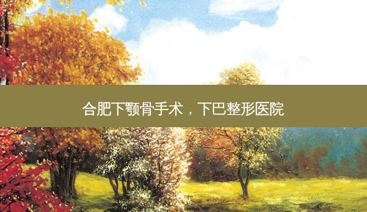 合肥下颚骨手术,下巴整形医院-第1张图片-琢颜网 - 美丽容颜从这里开始 合肥下颚骨手术,下巴整形医院-第1张图片-琢颜网 - 美丽容颜从这里开始