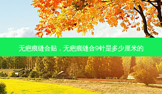 无疤痕缝合贴,无疤痕缝合9针是多少厘米的-第1张图片-琢颜网 - 美丽容颜从这里开始 无疤痕缝合贴,无疤痕缝合9针是多少厘米的-第1张图片-琢颜网 - 美丽容颜从这里开始