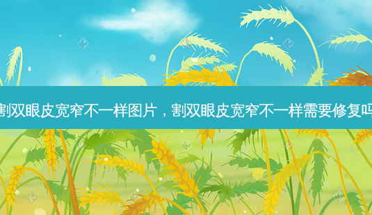 割双眼皮宽窄不一样图片,割双眼皮宽窄不一样需要修复吗-第1张图片-琢颜网 - 美丽容颜从这里开始 割双眼皮宽窄不一样图片,割双眼皮宽窄不一样需要修复吗-第1张图片-琢颜网 - 美丽容颜从这里开始