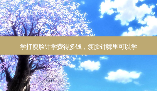 学打瘦脸针学费得多钱,瘦脸针哪里可以学-第1张图片-琢颜网 - 美丽容颜从这里开始 学打瘦脸针学费得多钱,瘦脸针哪里可以学-第1张图片-琢颜网 - 美丽容颜从这里开始