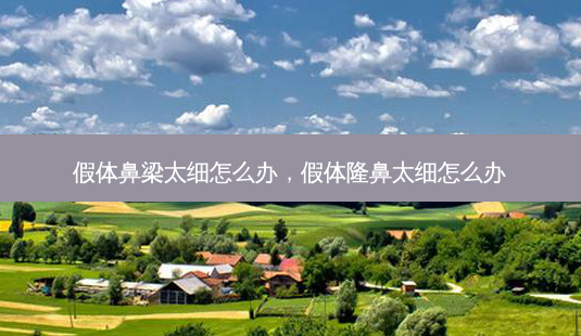 假体鼻梁太细怎么办,假体隆鼻太细怎么办-第1张图片-琢颜网 - 美丽容颜从这里开始 假体鼻梁太细怎么办,假体隆鼻太细怎么办-第1张图片-琢颜网 - 美丽容颜从这里开始