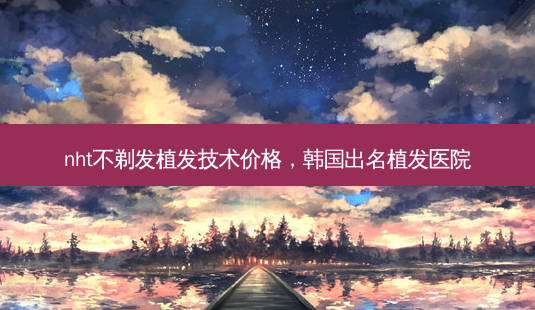 nht不剃发植发技术价格,韩国出名植发医院-第1张图片-琢颜网 - 美丽容颜从这里开始 nht不剃发植发技术价格,韩国出名植发医院-第1张图片-琢颜网 - 美丽容颜从这里开始