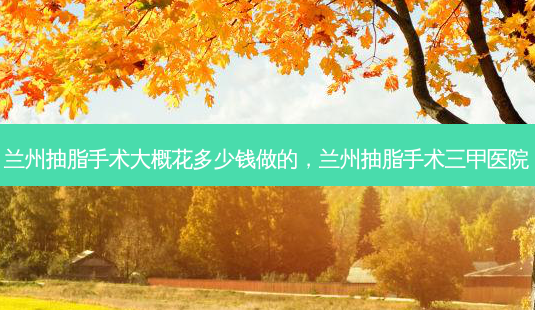 兰州抽脂手术大概花多少钱做的,兰州抽脂手术三甲医院-第1张图片-琢颜网 - 美丽容颜从这里开始 兰州抽脂手术大概花多少钱做的,兰州抽脂手术三甲医院-第1张图片-琢颜网 - 美丽容颜从这里开始