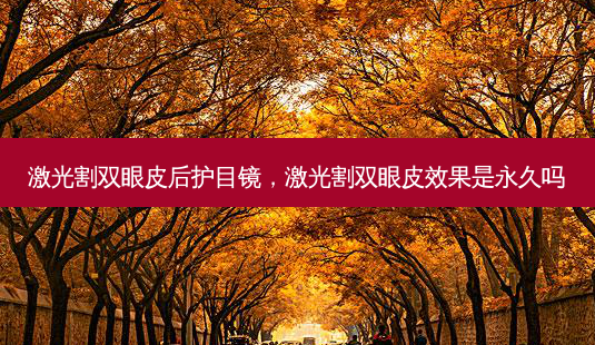 激光割双眼皮后护目镜,激光割双眼皮效果是永久吗-第1张图片-琢颜网 - 美丽容颜从这里开始 激光割双眼皮后护目镜,激光割双眼皮效果是永久吗-第1张图片-琢颜网 - 美丽容颜从这里开始