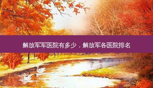 解放军军医院有多少,解放军各医院排名-第1张图片-琢颜网 - 美丽容颜从这里开始 解放军军医院有多少,解放军各医院排名-第1张图片-琢颜网 - 美丽容颜从这里开始